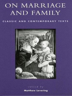 cover image of On Marriage and Family